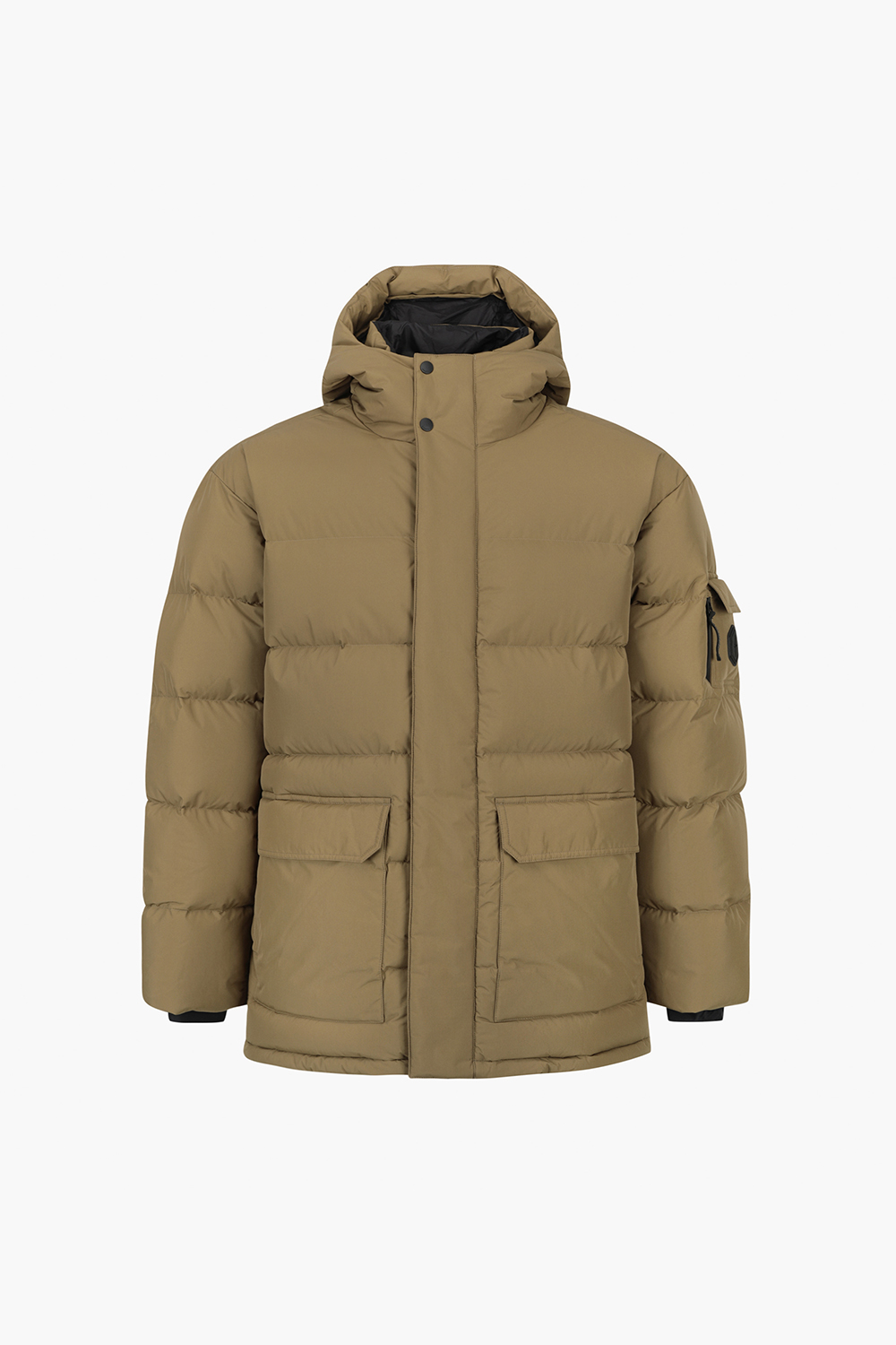 ALEXANDER 덕다운 후드 하프 패딩 점퍼 35611ALEXANDERCAMEL