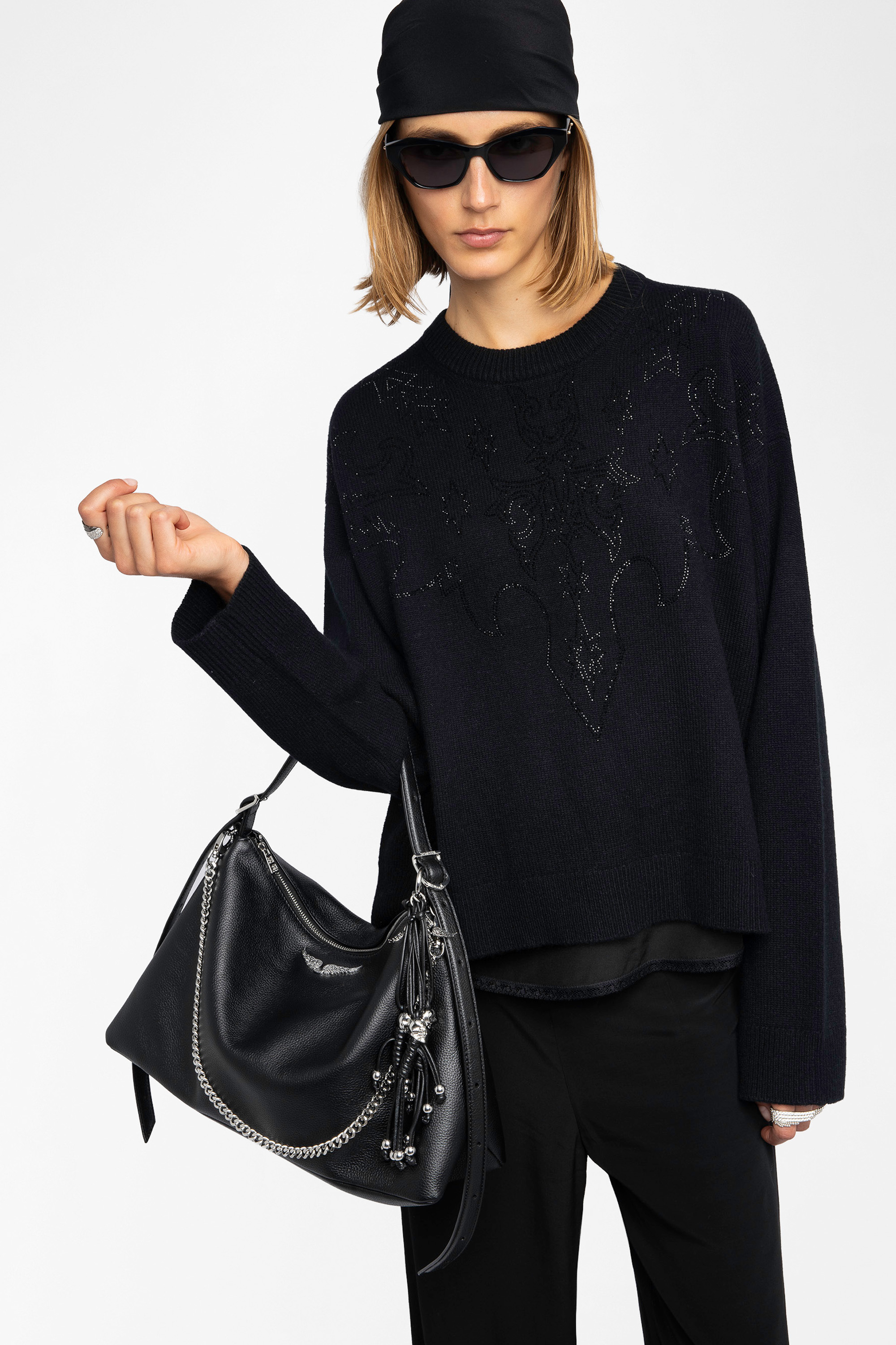 Markuz Strass Cashmere Sweater