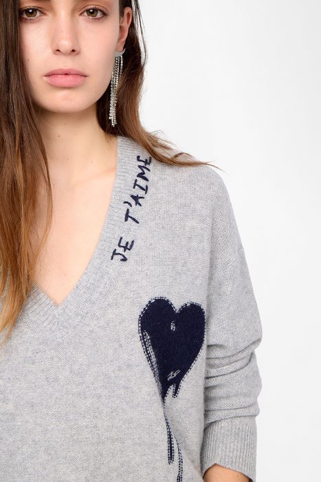 Mikyz Heart Cashmere Sweater