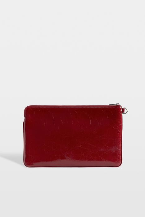 Angel Leather Clutch