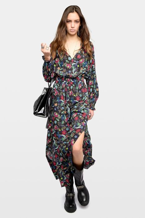 Rayado Garden Dress