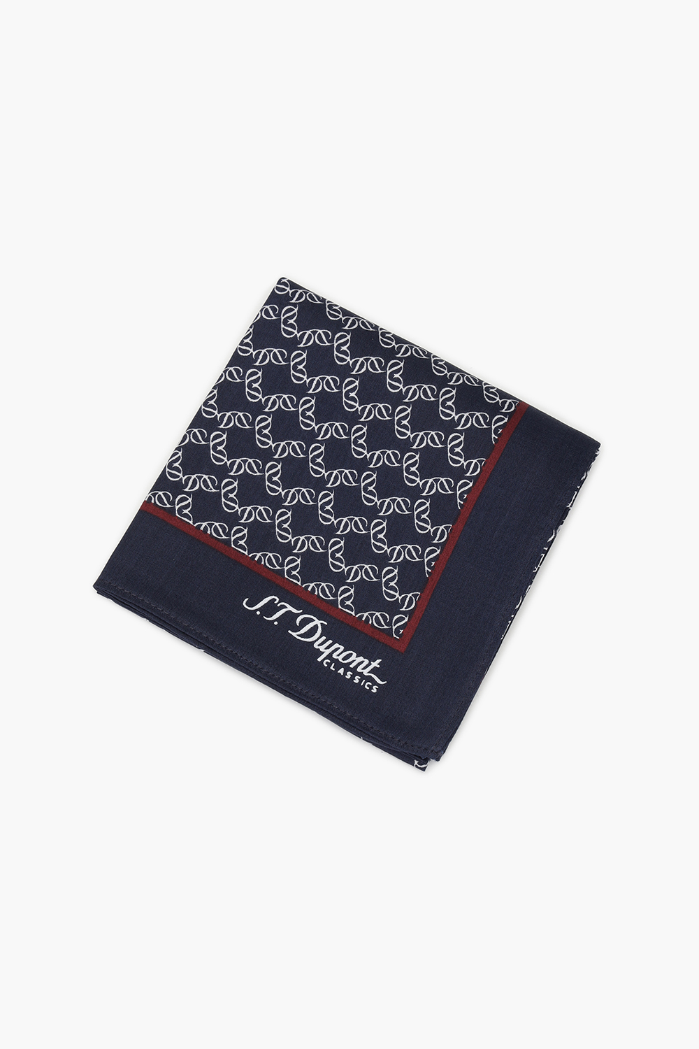 로고 플레이 1002 코튼 손수건 네이비 SE5FMA381002SNY