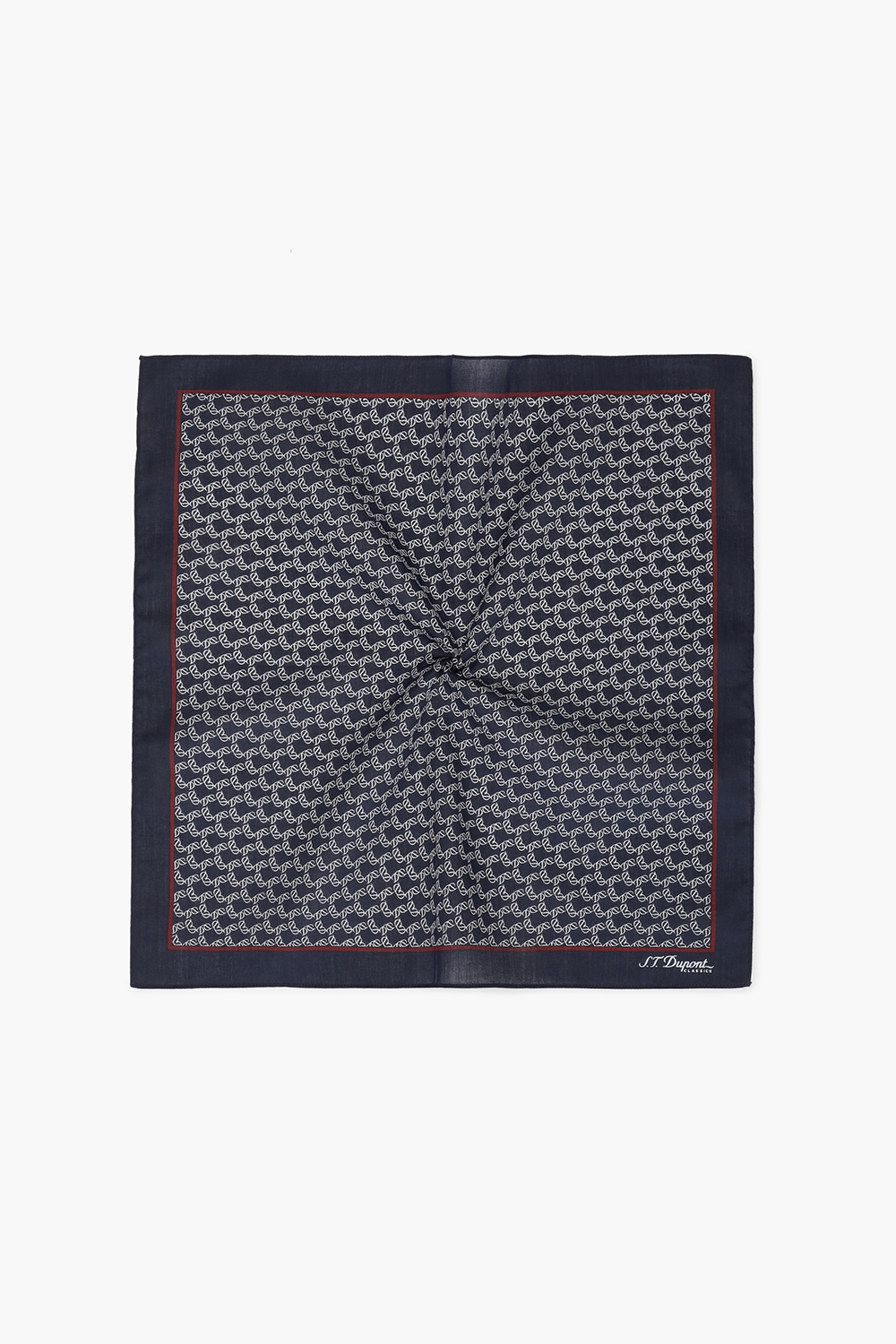 로고 플레이 1002 코튼 손수건 네이비 SE5FMA381002SNY