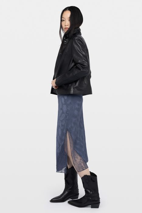 Jayla Paisley Silk Skirt