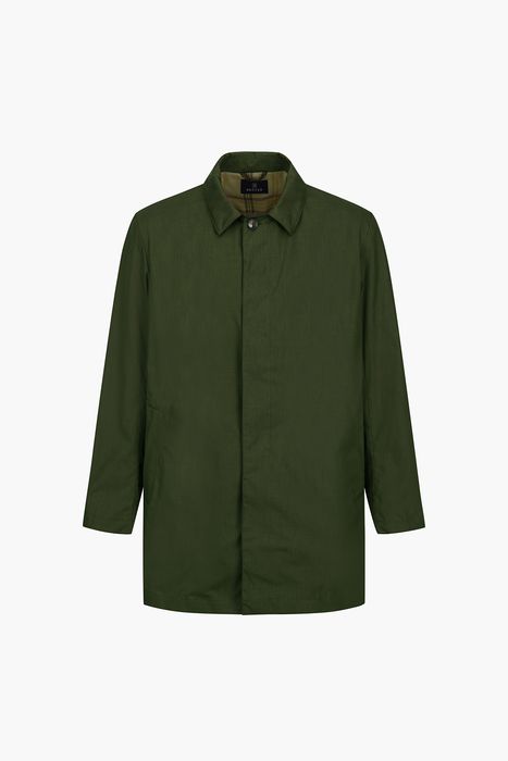 CAR 면 혼방 히든 버튼 하프 트렌치 코트 BRANDO SPSALT7