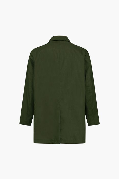 CAR 면 혼방 히든 버튼 하프 트렌치 코트 BRANDO SPSALT7