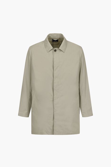 CAR 면 혼방 히든 버튼 하프 트렌치 코트 BRANDO SPSALT3