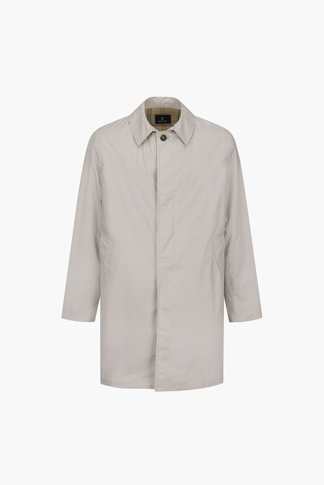 코튼 히든 버튼 베이직 트렌치 코트 MARTIN XXANADU014