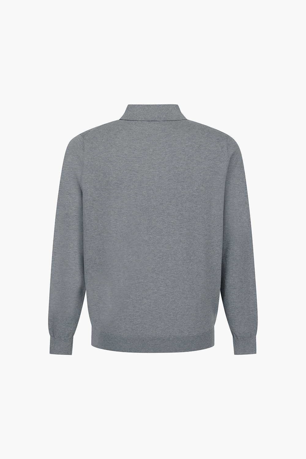 코튼 폴로 베이직 긴소매 니트 26/102GRAY