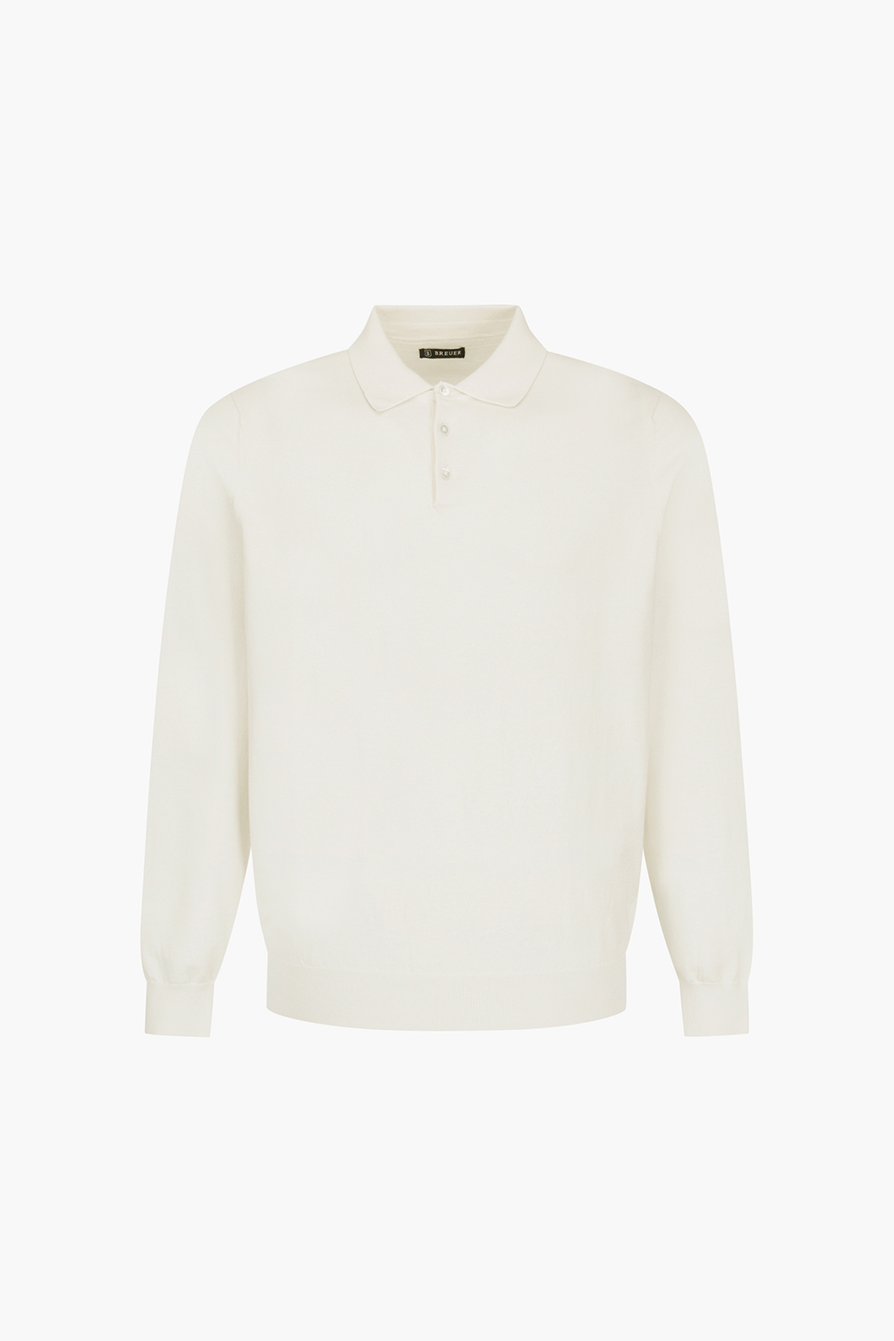 코튼 폴로 베이직 긴소매 니트 26/102IVORY