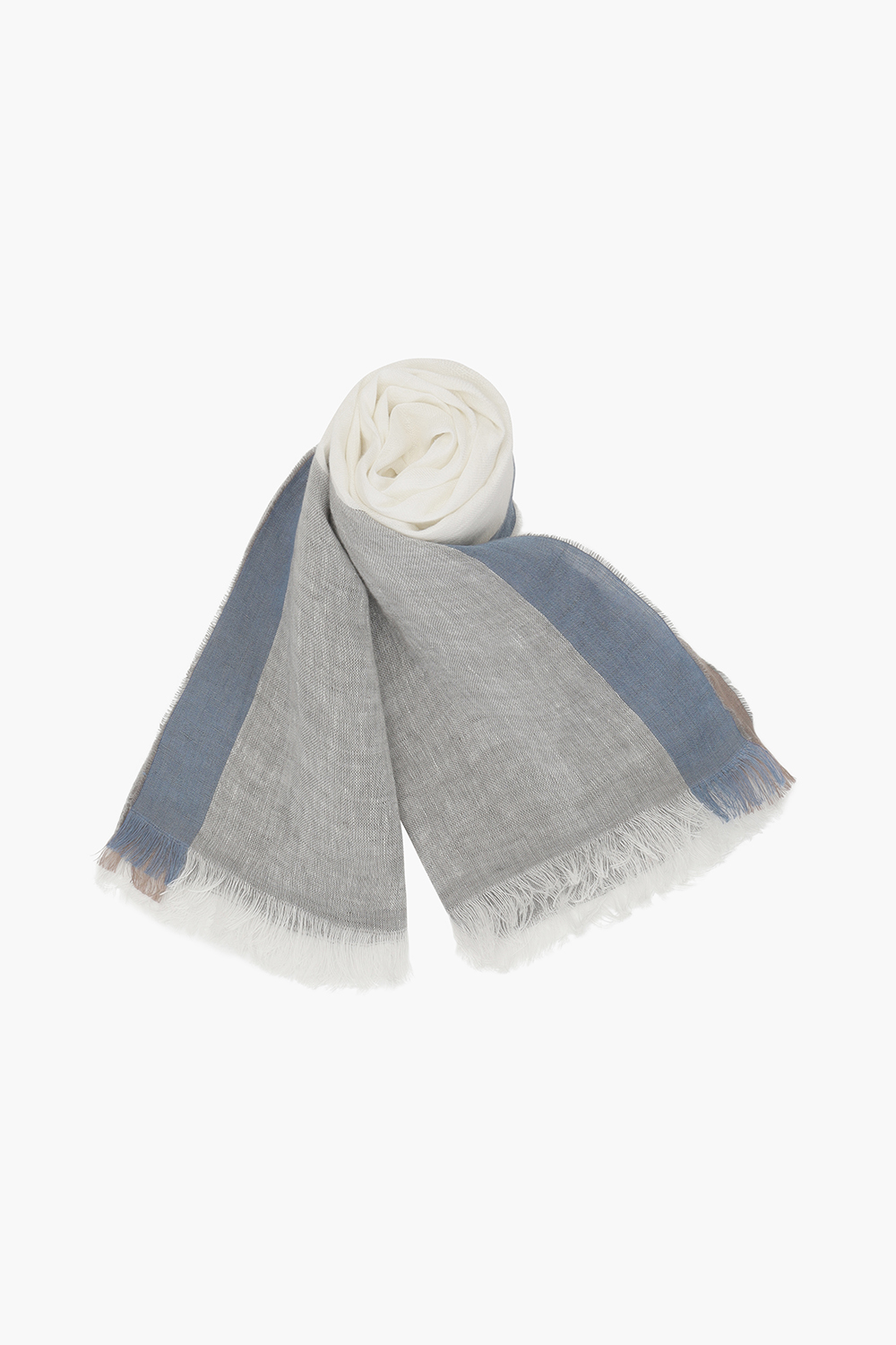 린넨 컬러블럭 스카프 06455P690704