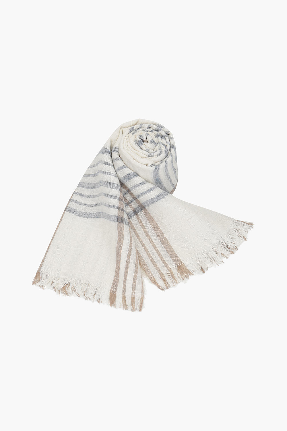 실크 글렌 체크 스카프 06454P690302