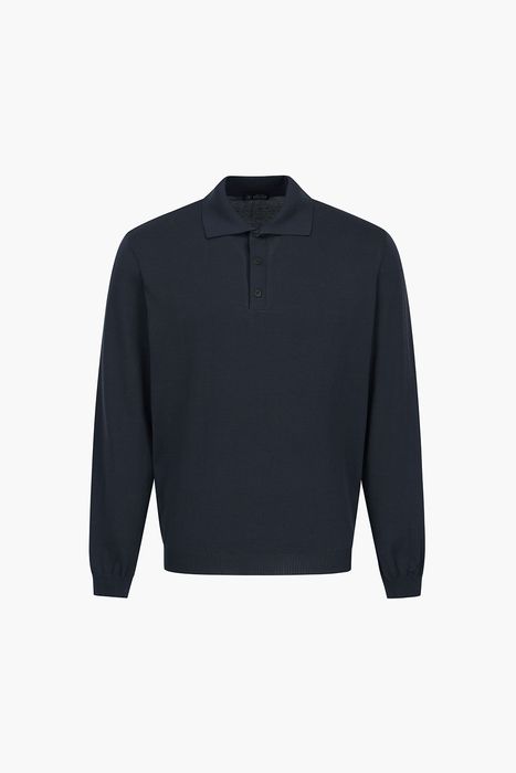 ICE 코튼 폴로 긴소매 니트 USC036035