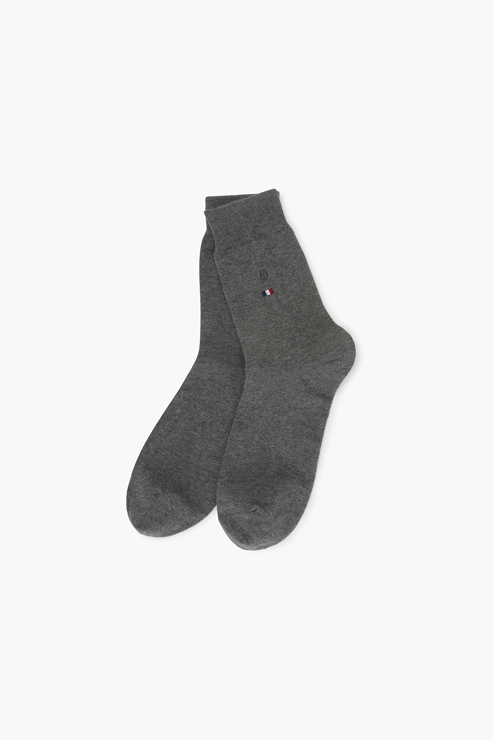 삼색 자수 1301 장목 양말 그레이 SE6SMA171301SGY