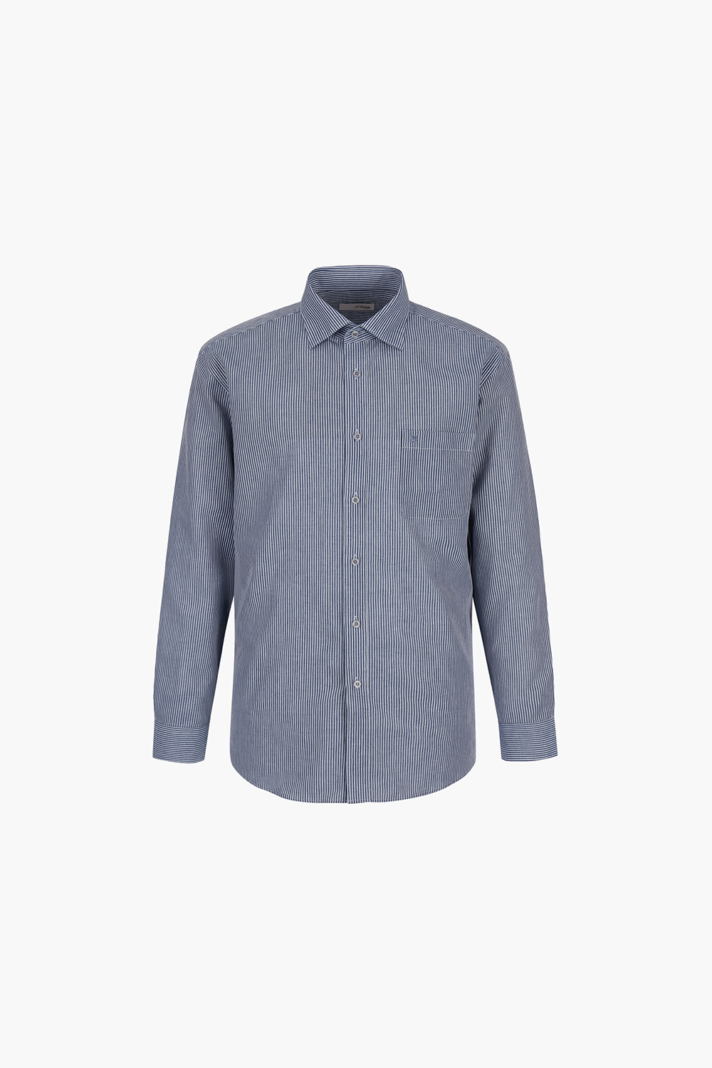 린넨 혼방 스트라이프 167 비즈니스 셔츠 블루 SE5SM11LS167SBU