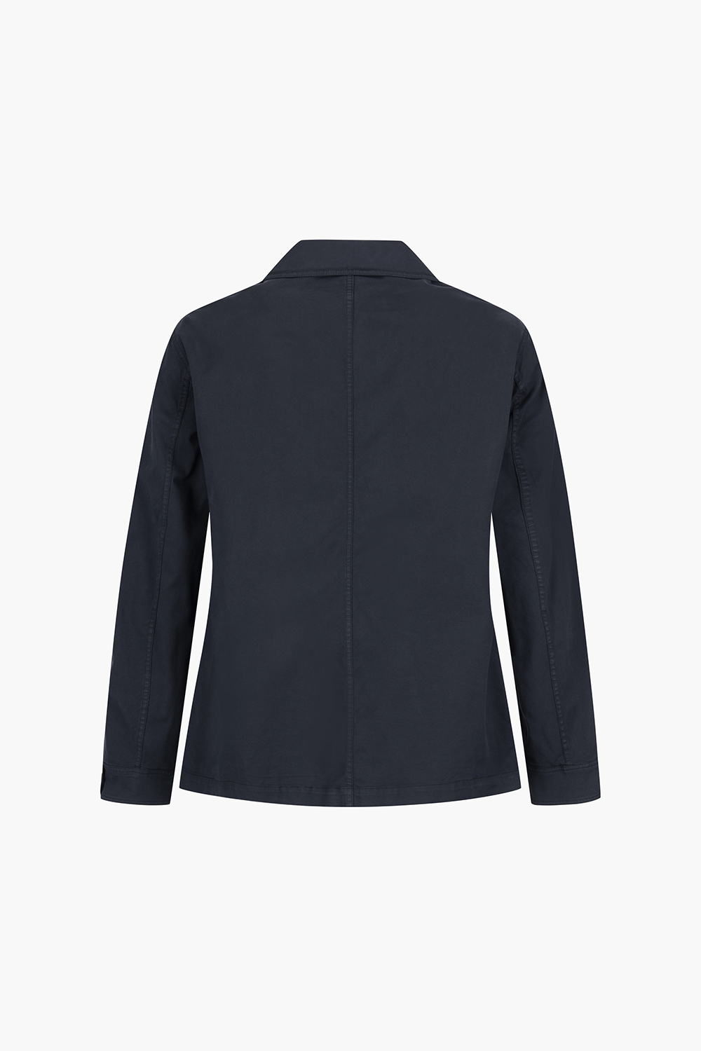 PAINTRE 코튼 라이크라 혼방 소매 로고 자수 101 네이비 캐주얼 자켓