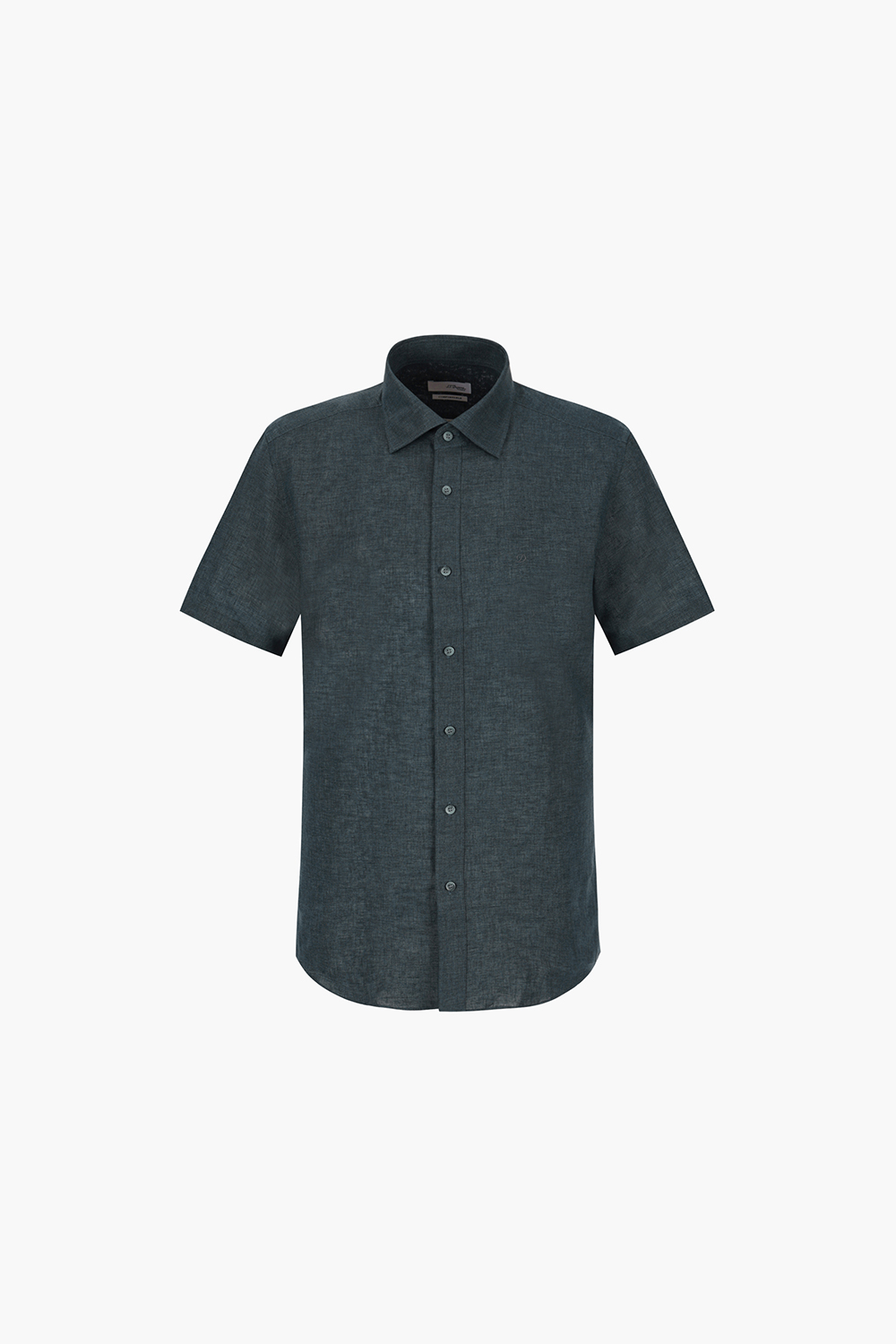 린넨 믹스 솔리드 757 컴포터블 반팔 셔츠 그린 SE4MM22HS757SGE