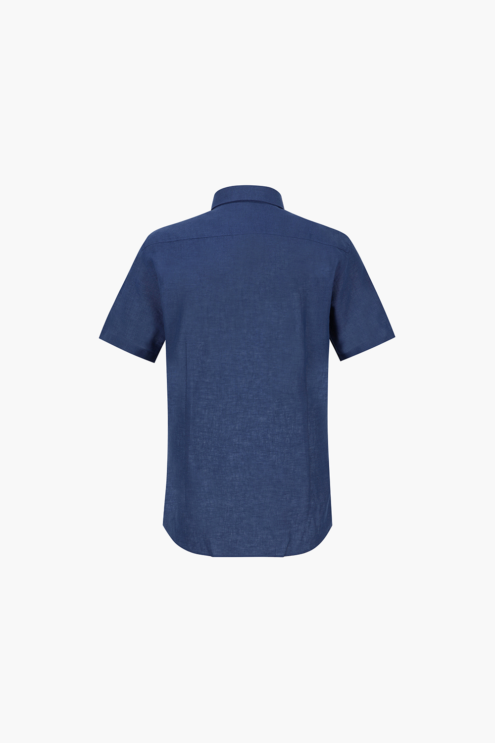 린넨 믹스 솔리드 757 컴포터블 반팔 셔츠 블루 SE4MM22HS757SBU