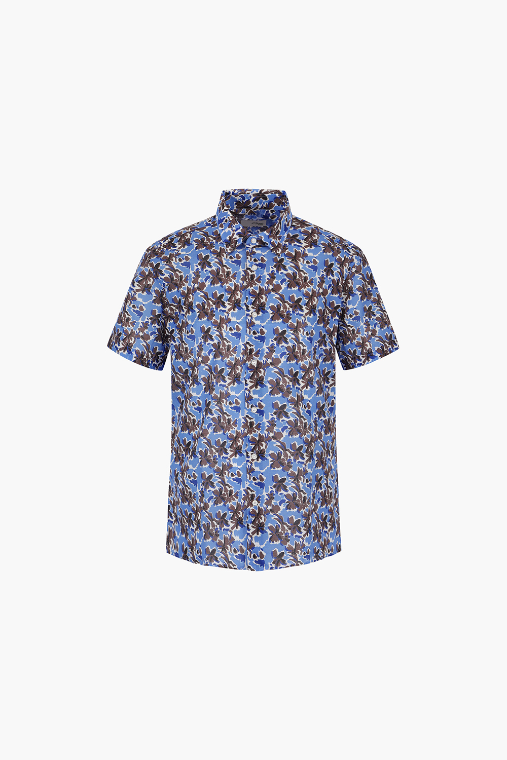 하와이안 슬럽 프린트 322 컴포터블 반팔 셔츠 블루 SE4MM21HS322SBU