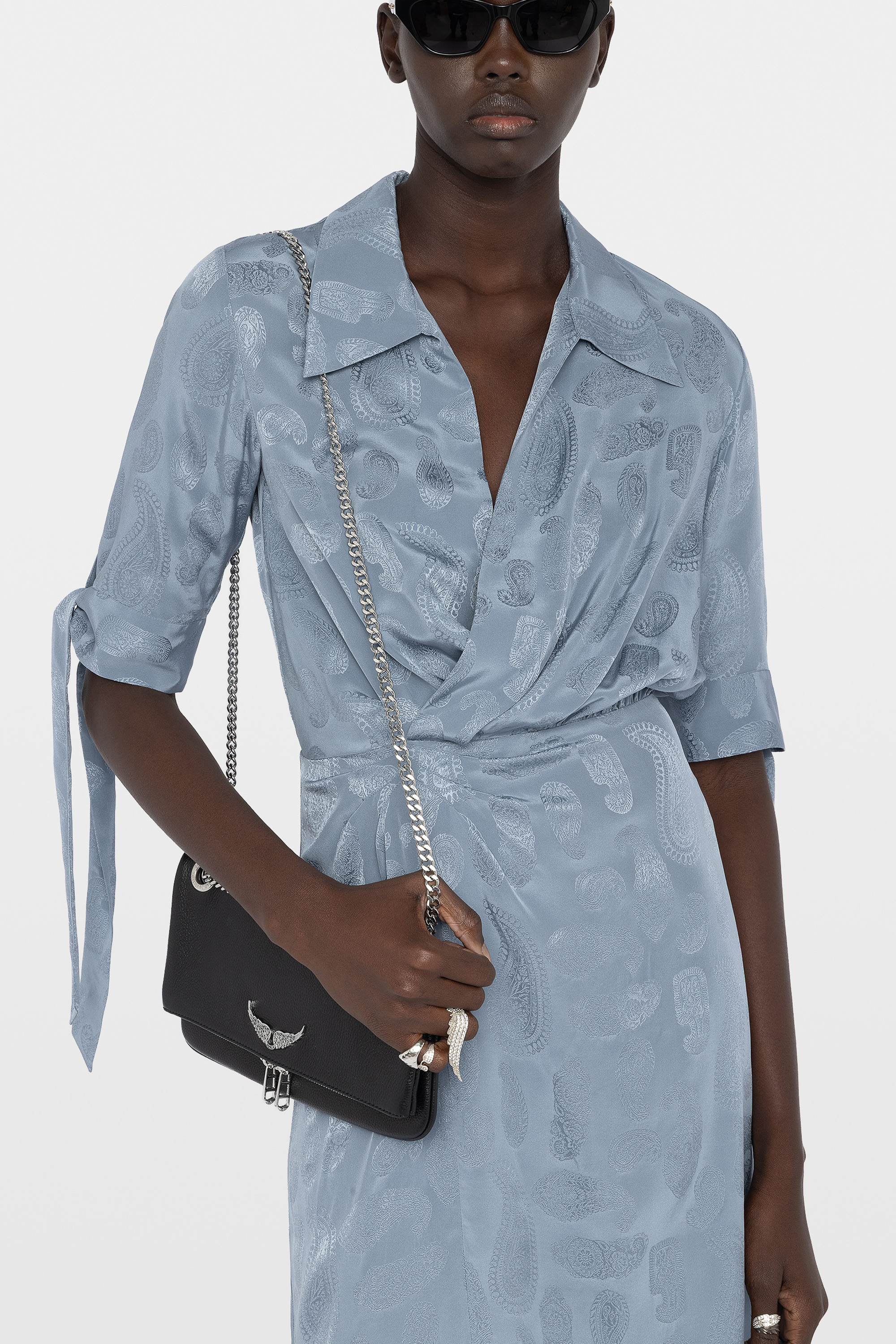 Rhani Paisley Silk Dress