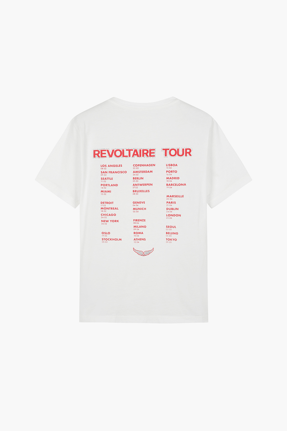 Edwin Heart Wings Strass T-shirt