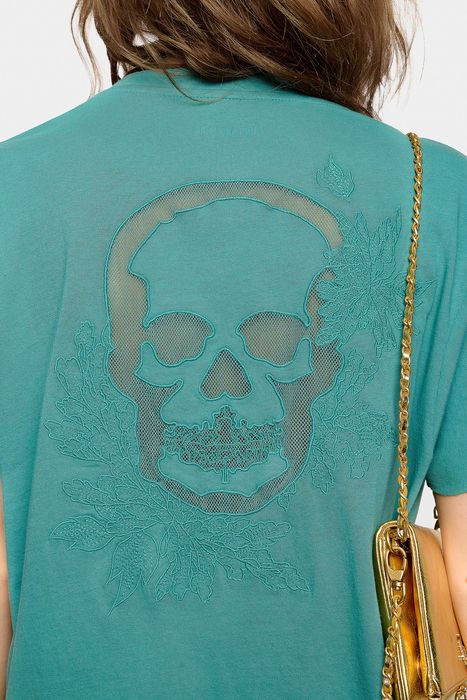 Tommer Skull Fishnet T-shirt