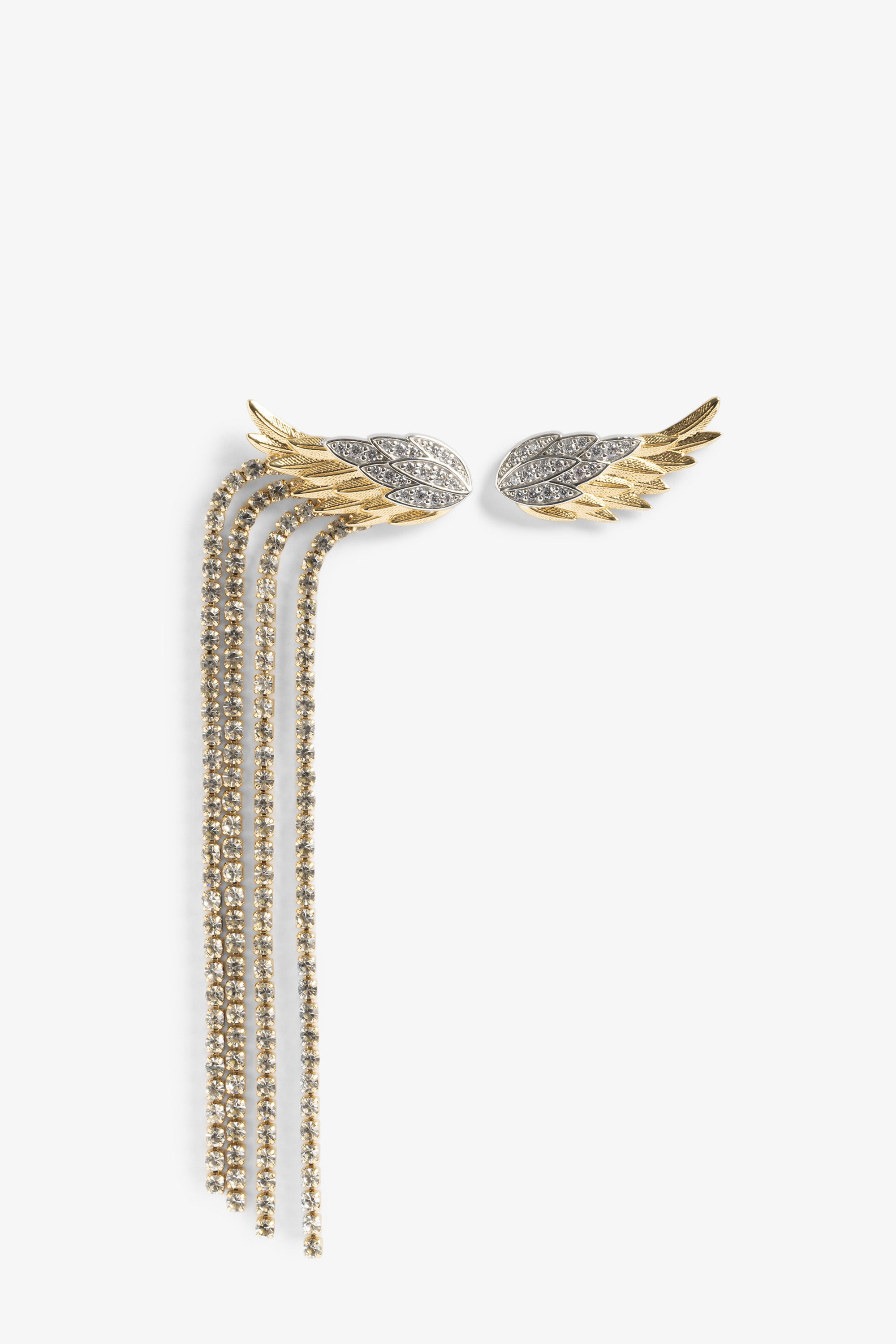 Rock Feather Earring