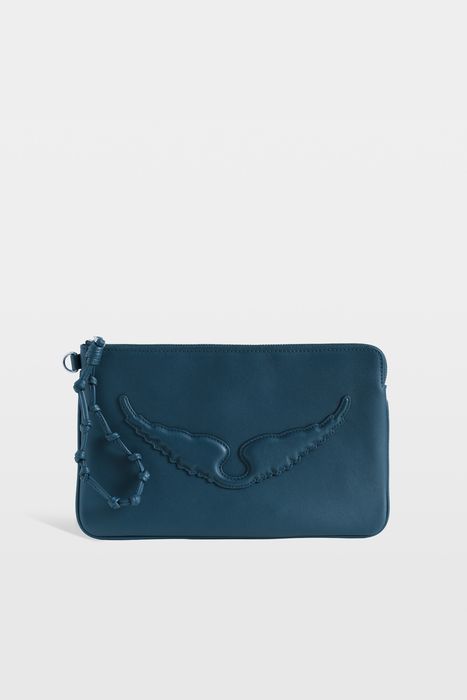 Angel Leather Clutch