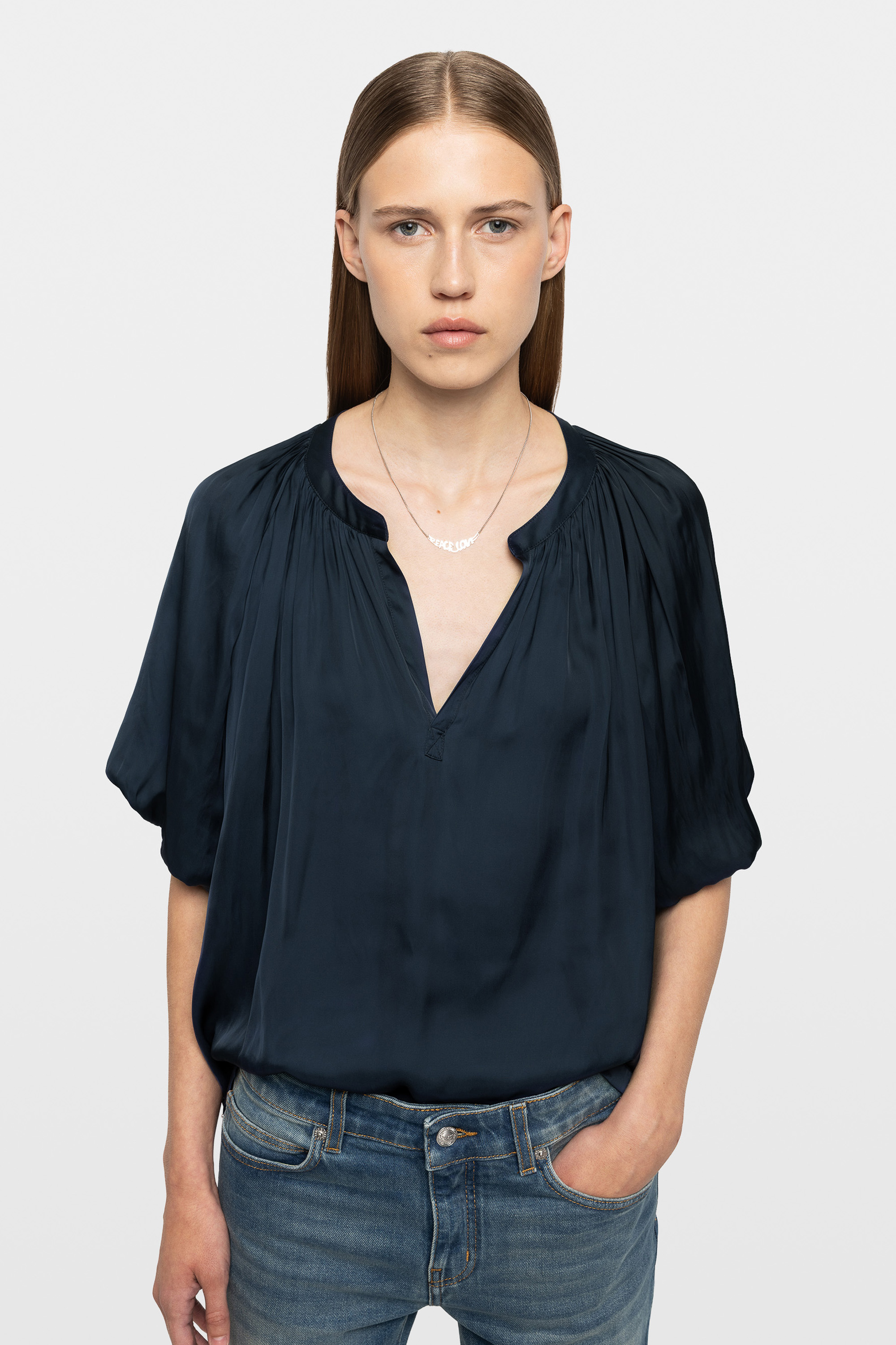 Teko Satin Blouse