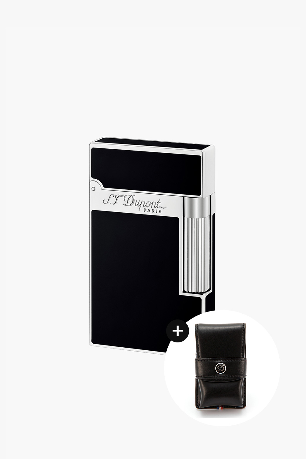 [LIGNE2+CASE SET] 라인2 라이터 실버/블랙