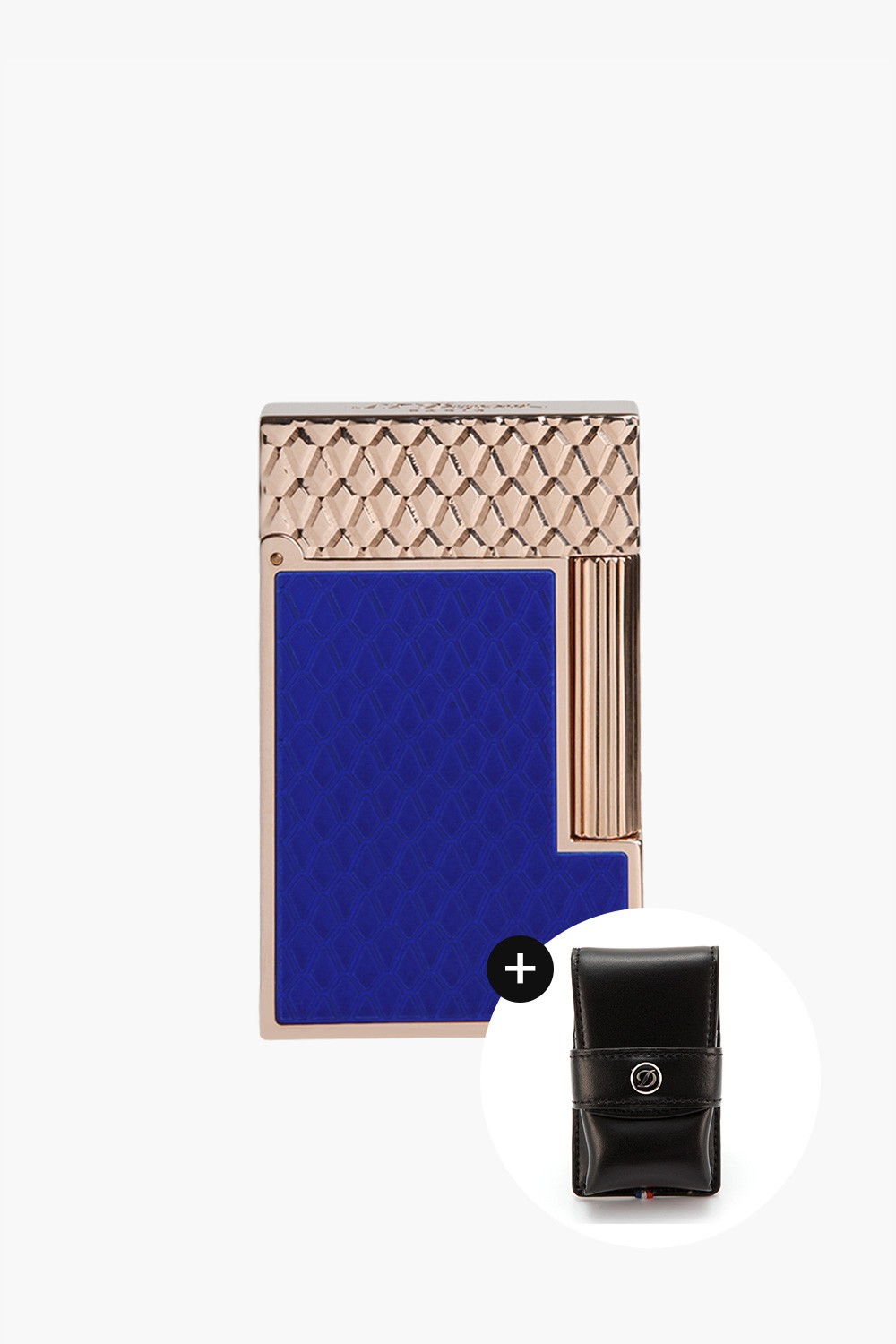 [LIGNE2+CASE SET] 드래곤 기요셰 라인2 라이터 블루/로즈골드