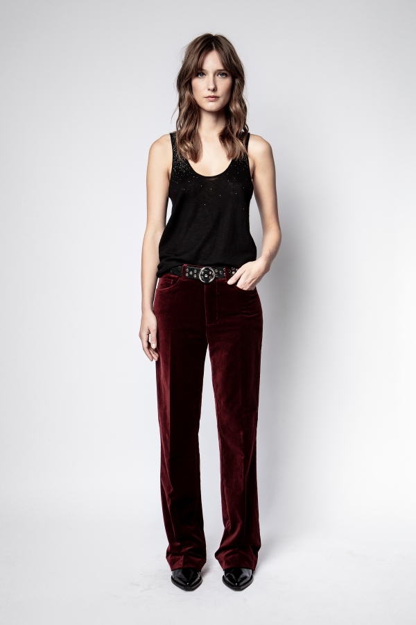 GAKKIN × BUDSPOOL 花罰家紋VELOUR EASY PANTS – GXX
