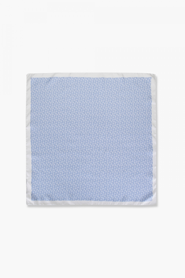 실크 사이드 스퀘어 301 블루 스카프