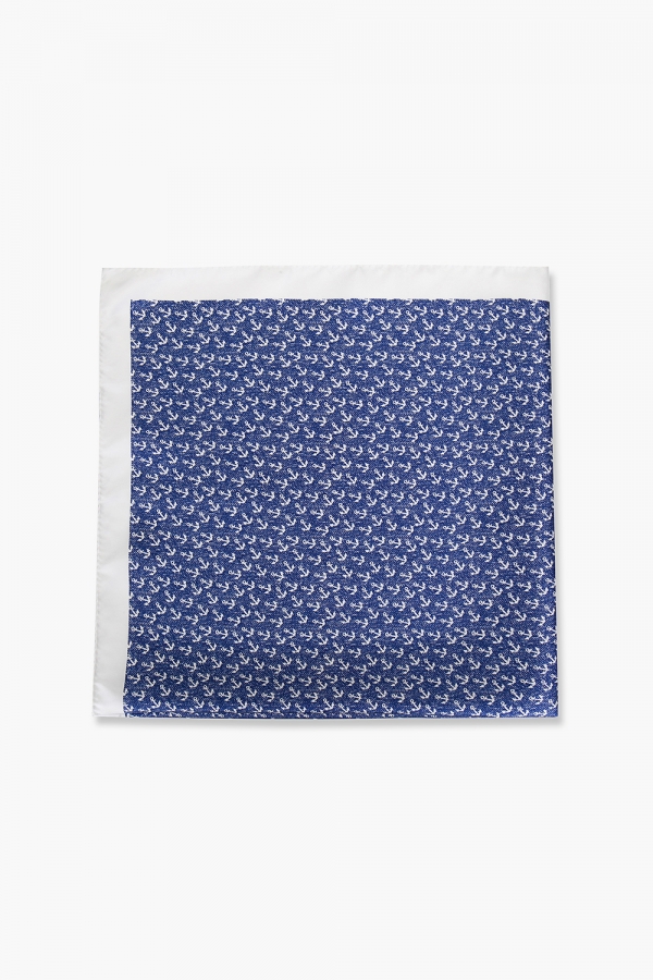 실크 사이드 스퀘어 301 블루 스카프