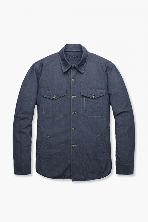 [아울렛특가] 1SSH20264 코튼 인디고 투 포켓 셔츠 CA110H046401