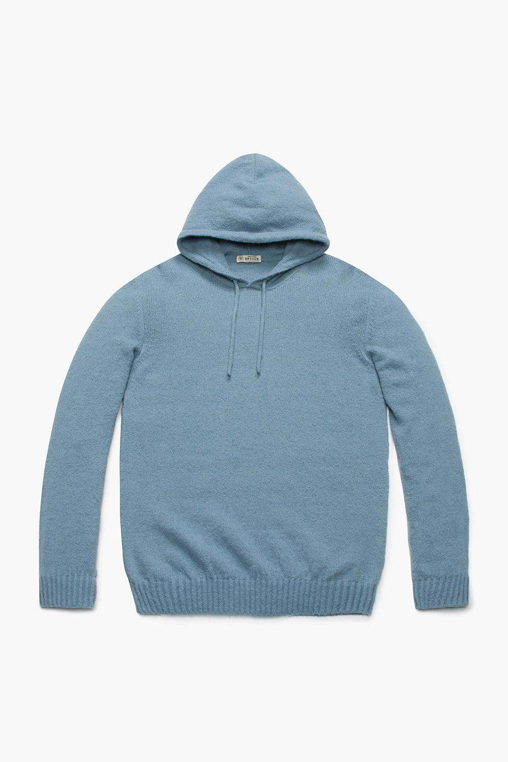 코튼 후드 102 라이트블루 긴소매 니트
