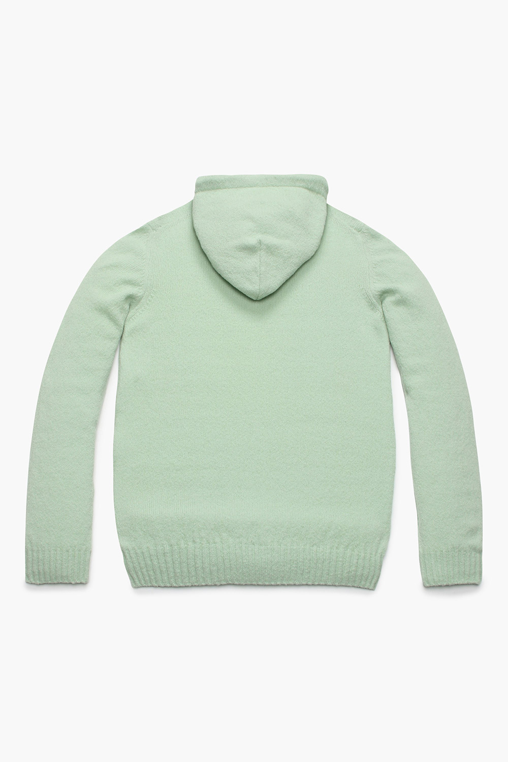 코튼 후드 102 라이트그린 긴소매 니트