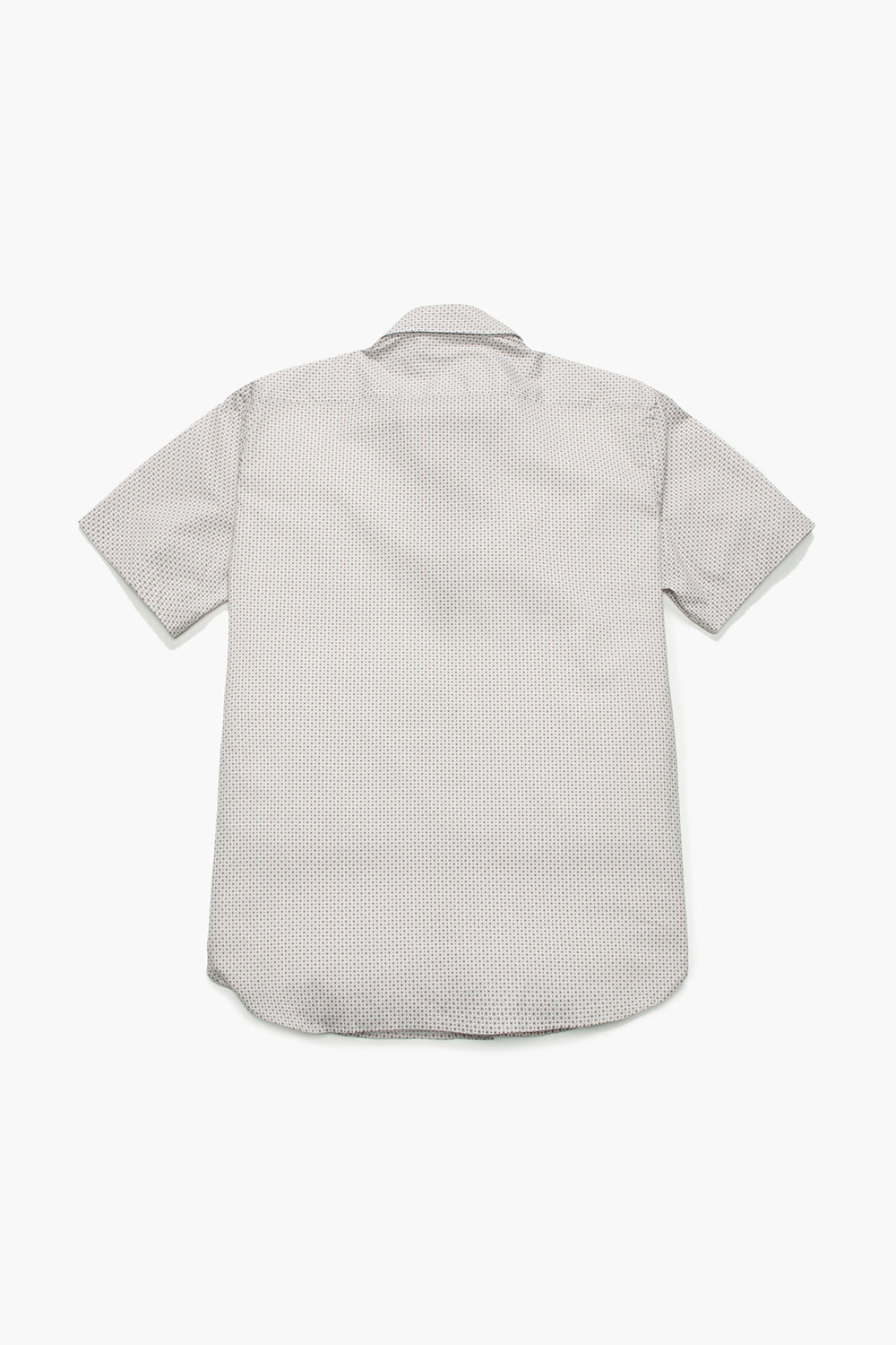 코튼 도트 패턴 851 레드 반소매 셔츠