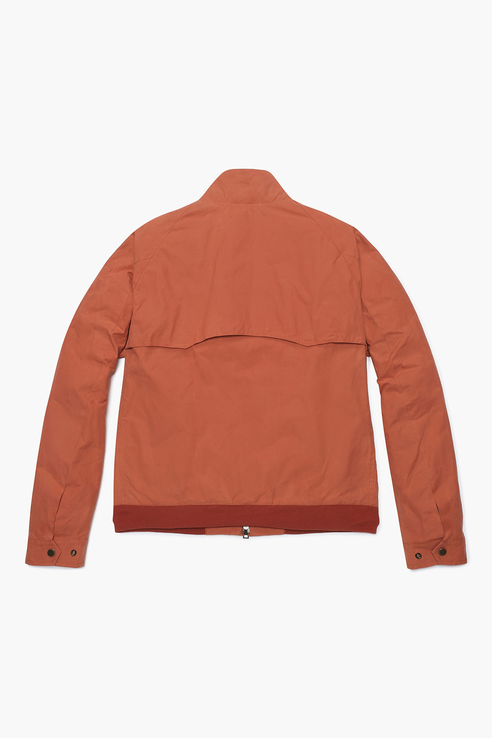 왁스 코튼 베이직 블루종 803 오렌지 점퍼