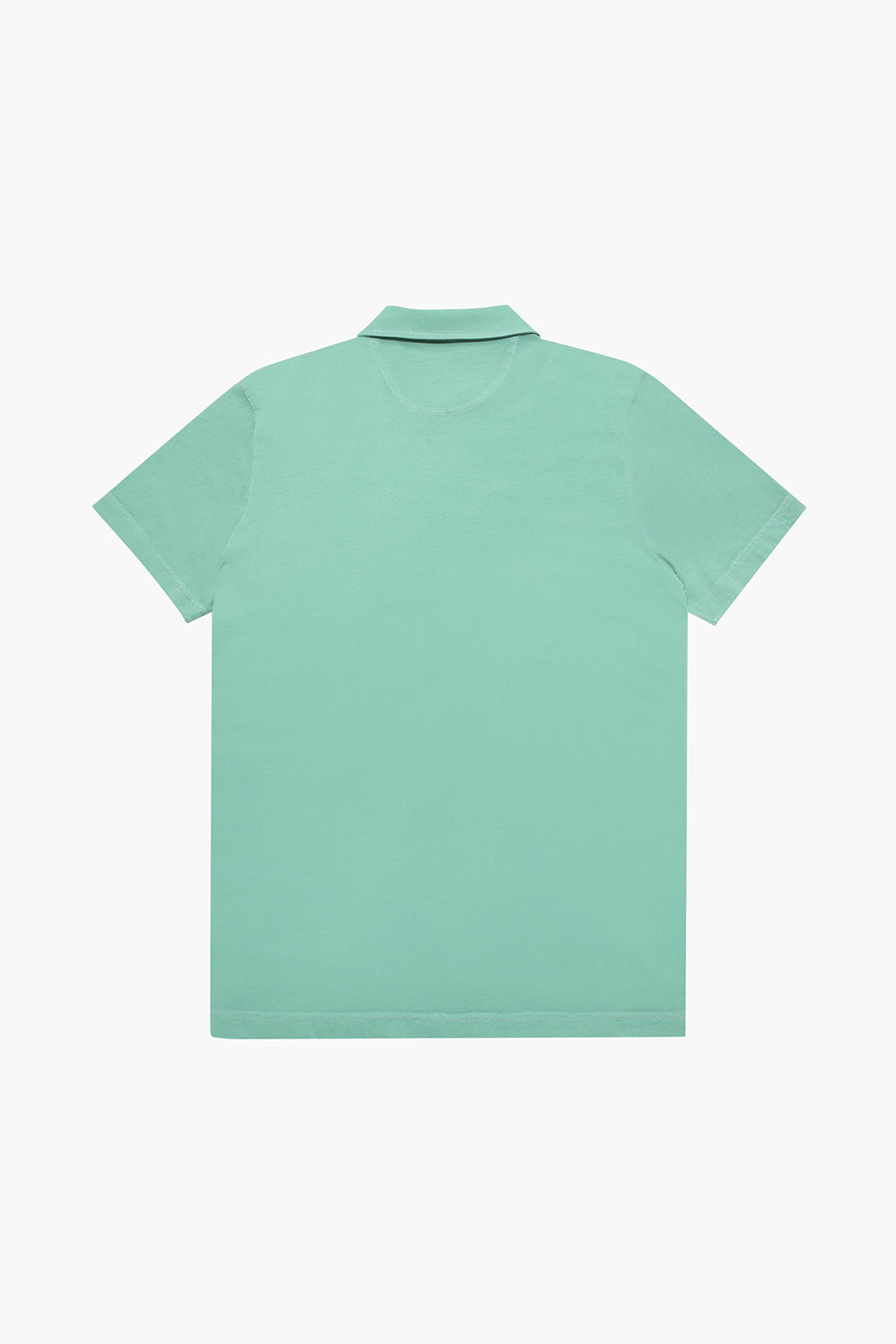 코튼 버튼 다운 포켓 501 라이트그린 반소매 티셔츠