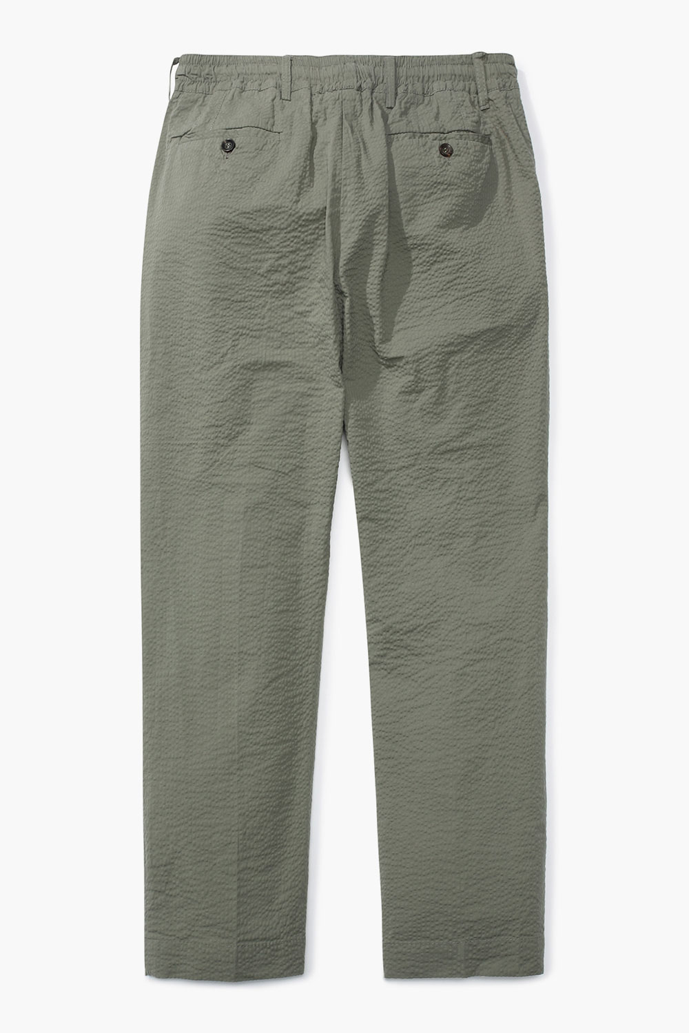 코튼 드로우스트링 세미와이드 804 라이트카키 캐주얼 팬츠