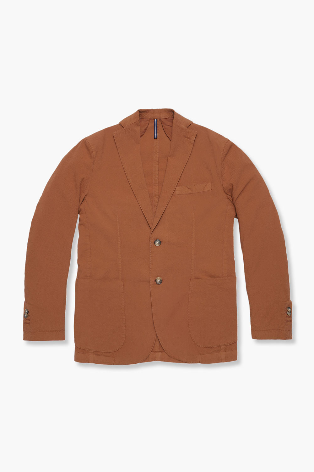코튼 시어써커 904 오렌지 테일러드 자켓