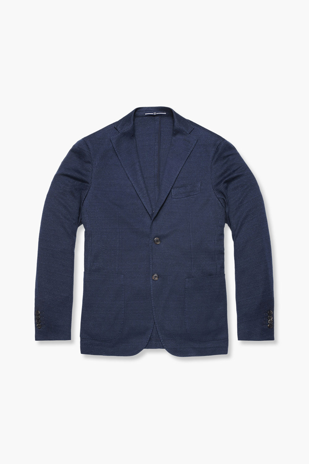 린넨 혼방 하운드투스 테일러드 자켓 GSP3518P351801