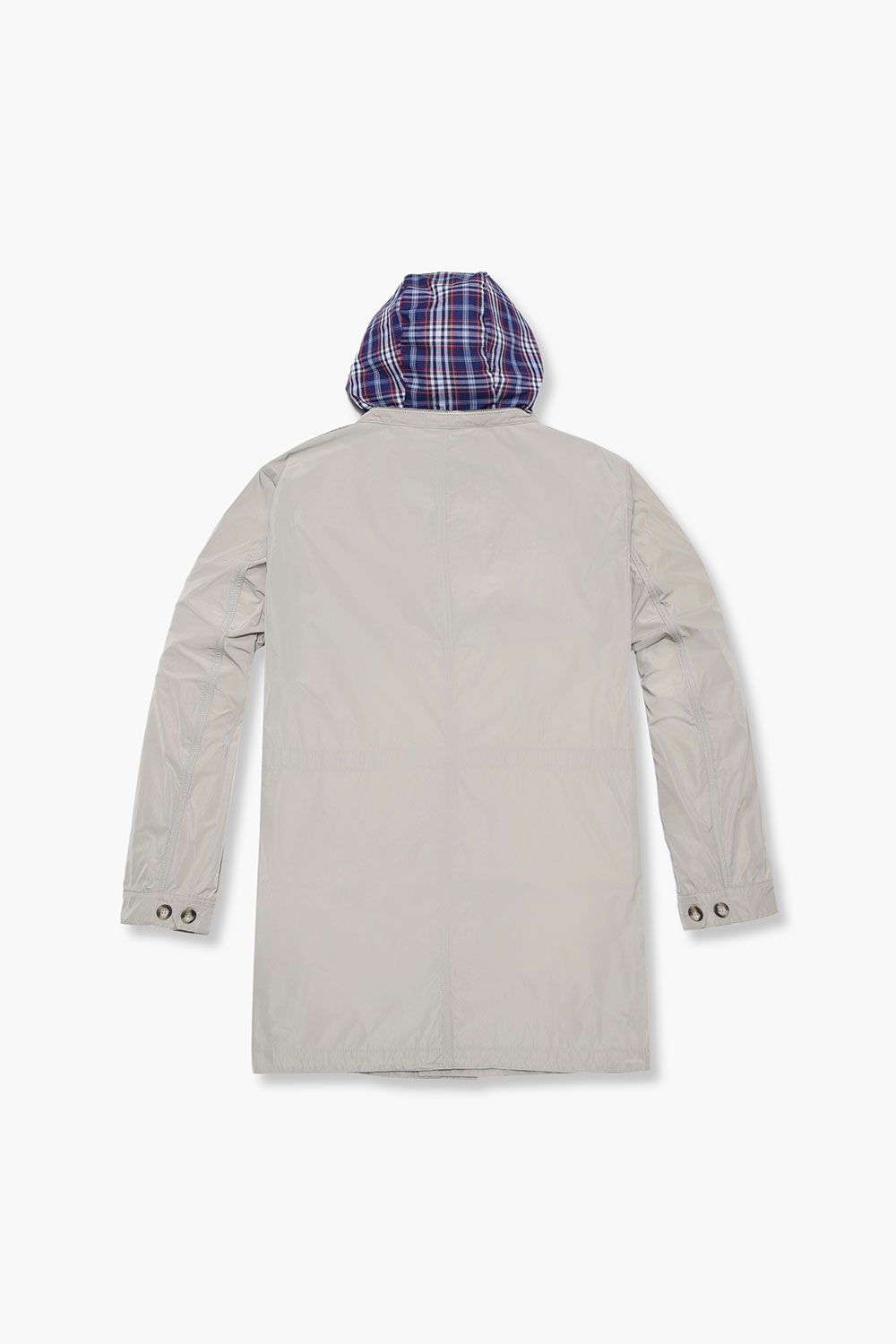 우븐 후드 트렌치 코트 42SS2310P354203