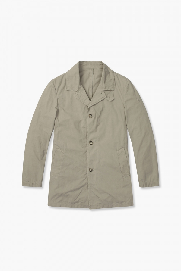 코튼 가먼트다잉 리베에라 102 베이지 트렌치 코트