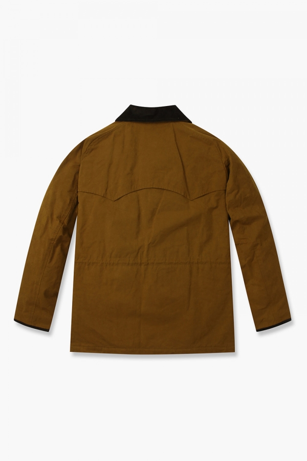 왁스 코튼 레글런 다운 야상 822 브라운 점퍼