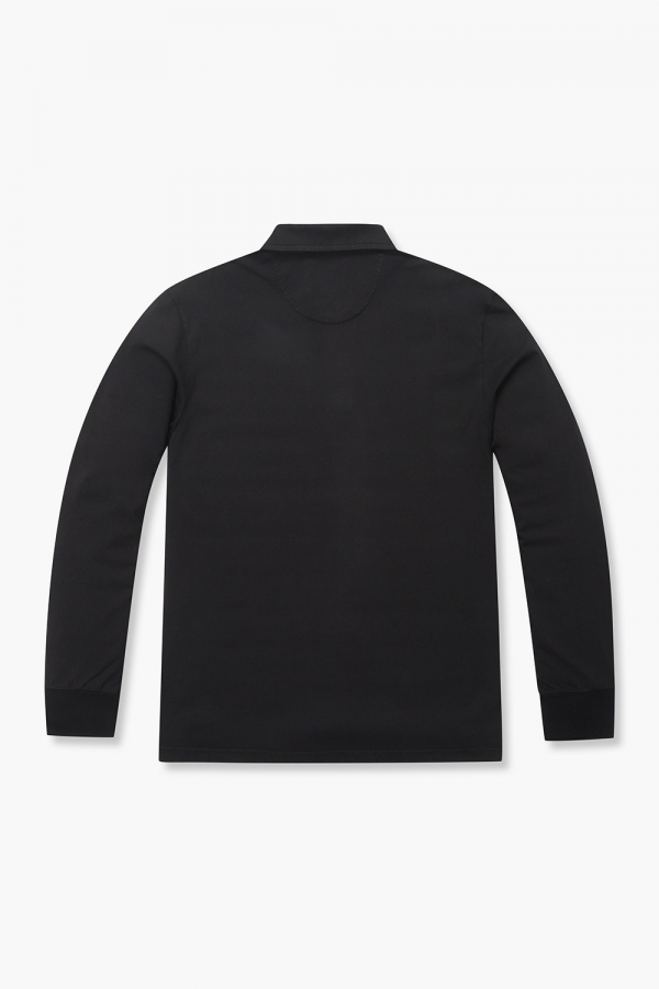 코튼 폴로 101 블랙 긴소매 티셔츠