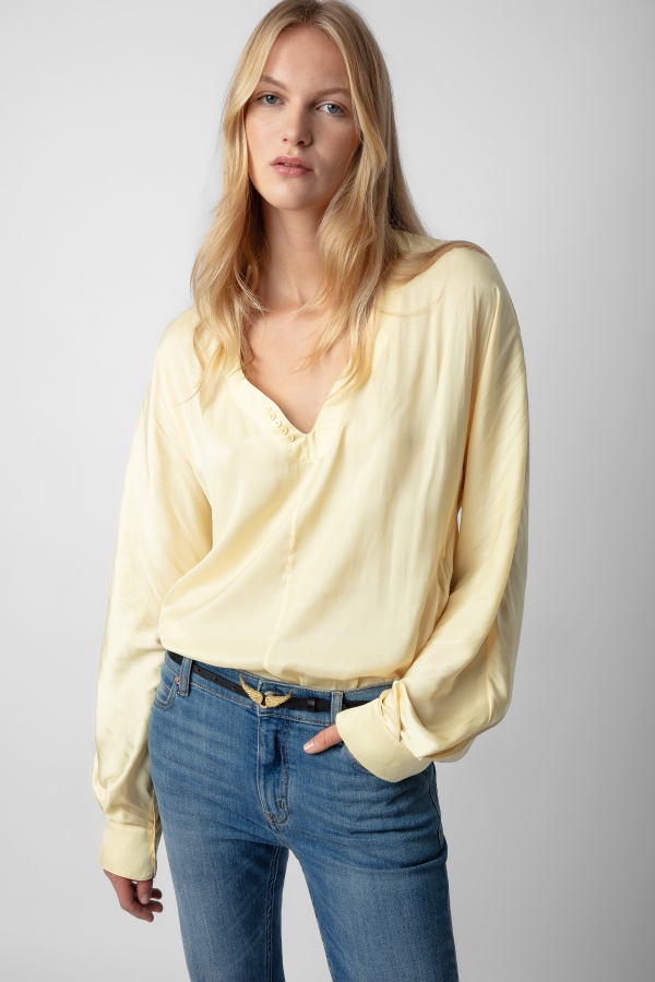 [특가] Tonastir Satin Blouse