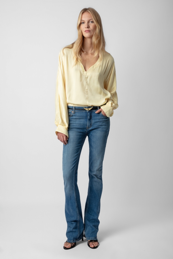 [특가] Tonastir Satin Blouse