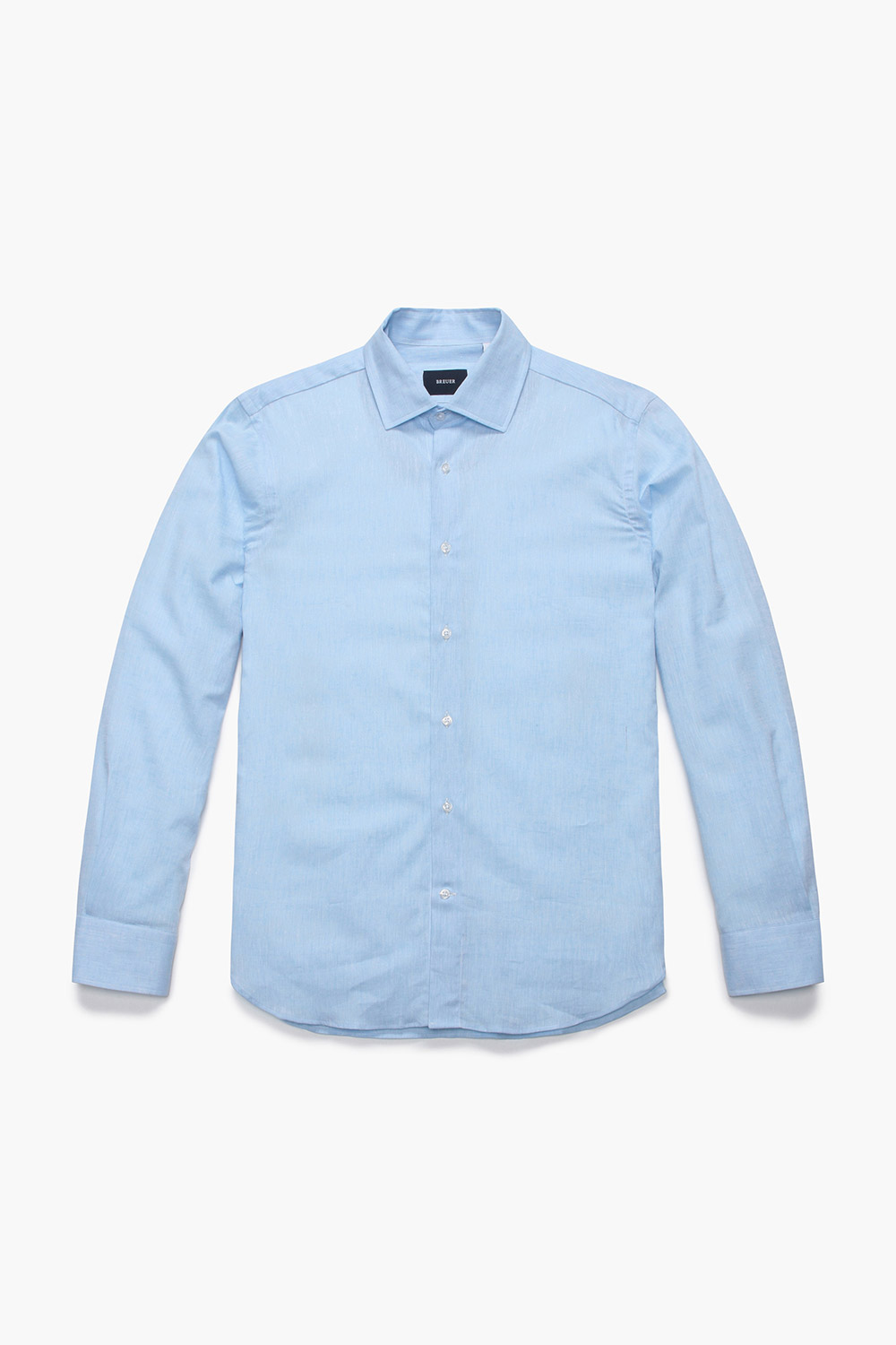 린넨 혼방 베이직 801 라이트블루 셔츠